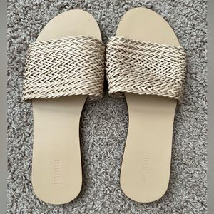 Forever 21 weaved slip ons